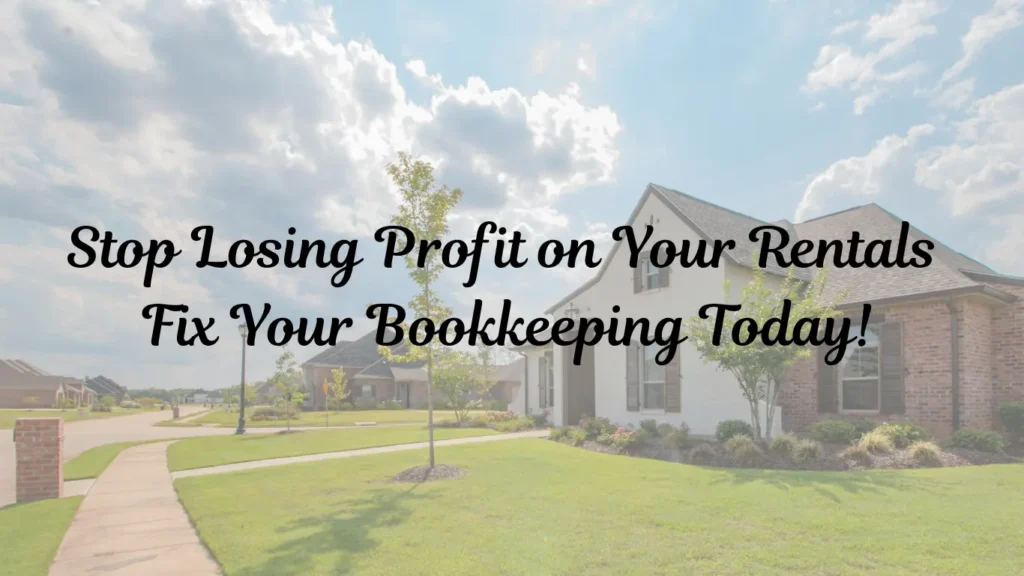 message about rental bookkeeping In texas