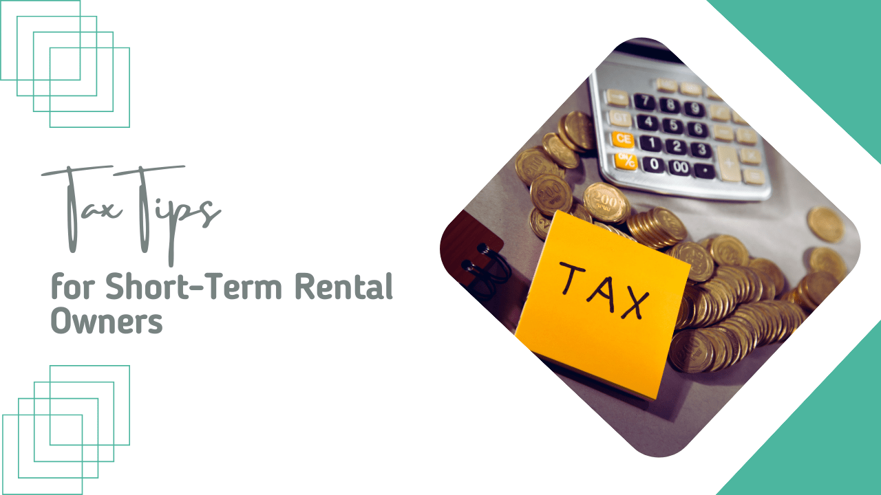 Short Term Rental Bookkeeping in Texas with tax note,Coin and calculator